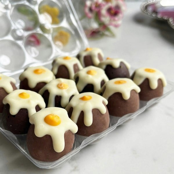 CHOC ON CHOC Caramel Filled Drippy Quails Eggs