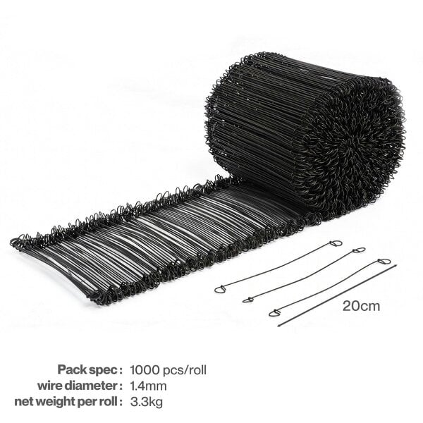 Traderight Wire Ties Rebar Tying Tool Reinforcing Mesh Loop Ties Metal 1000Pcs