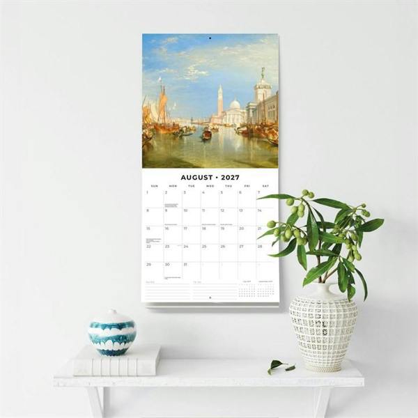 William Turner Calendar 2027, Wall Calendars, Month To View, Art, Gift
