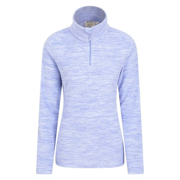 Mountain Warehouse Womens/Ladies Snowdon Melange Fleece Top - Lilac