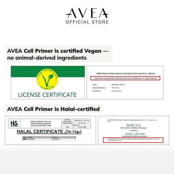 AVEA Cell Primer (60 Capsules) - Repair Oxidative Stress, Improve Metabolism & Support Immunity - With Quercetin, Selenium & Wheat Germ Extract - Vegan