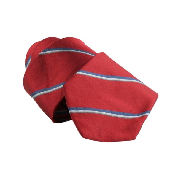Dunhill luxurious mulberry silk tie in a striped pattern