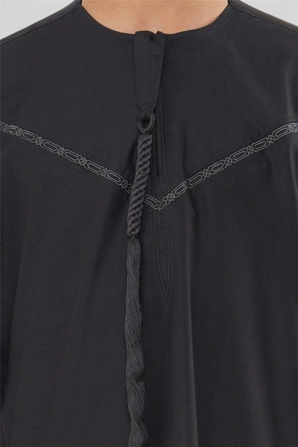 Infinity Leather Kids Boys Ramadan Eid Moroccan Jubba Robe Djellaba Thobe - K-TT008
