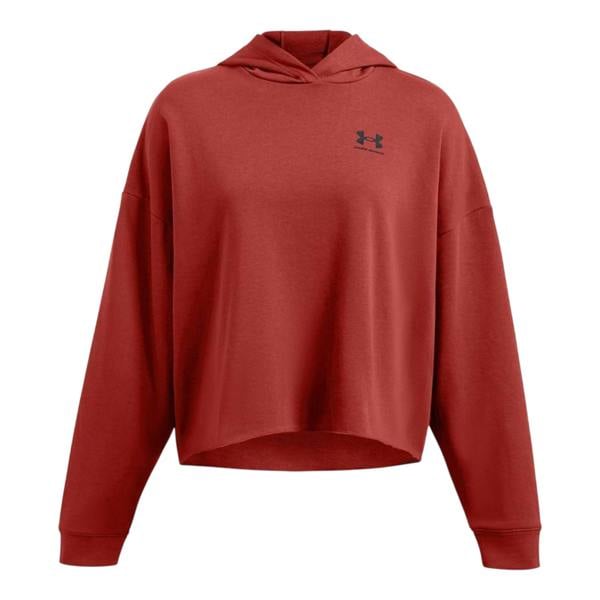 Under Armour Womens/Ladies Rival Terrycloth Oversized Hoodie - Grey - 