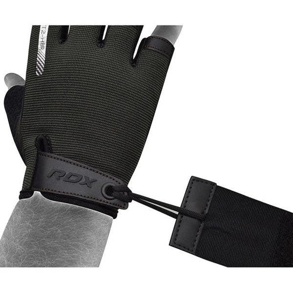 RDX Sports GYM TRAINING GLOVES T2 HALF BROWN