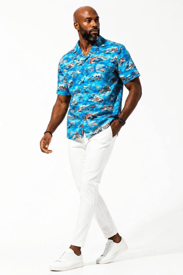 THE CRUISE SHIP HAWAIIAN SHIRT - Claudio Lugli Shirts