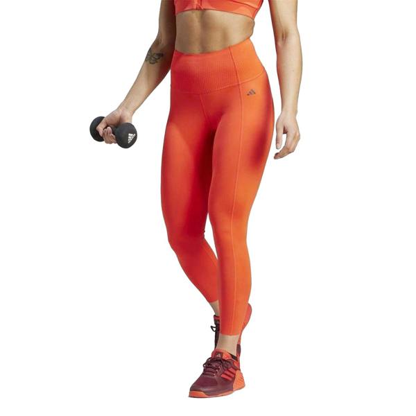 Adidas Womens/Ladies Optime 7/8 Leggings - Red - 