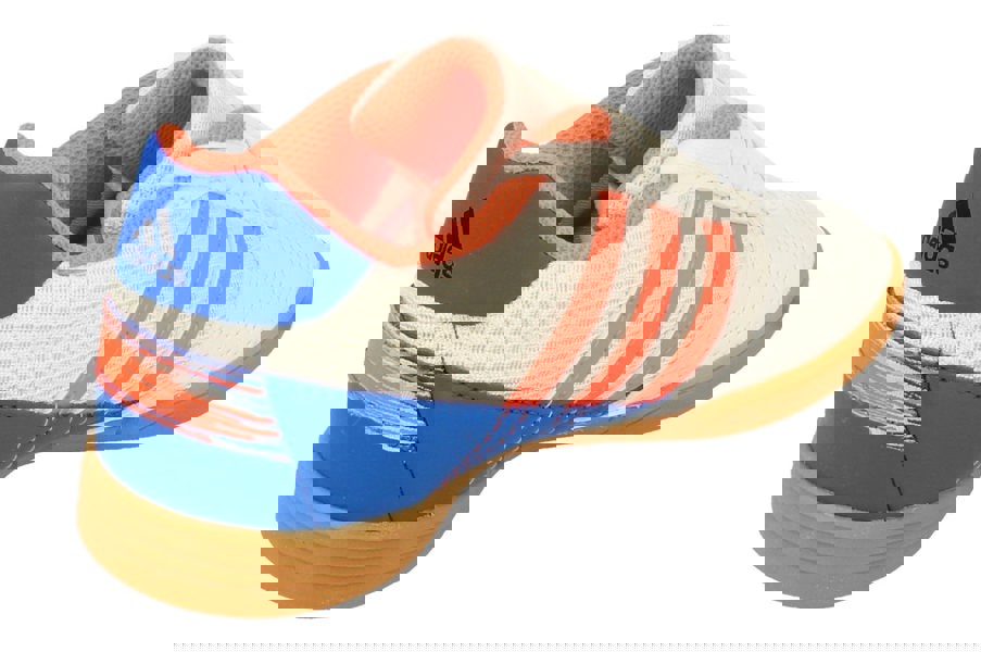 Adidas Super Sala Junior Football Boots Trainers  FV2633 - White Orange Blue Fv2633 - Photo 2