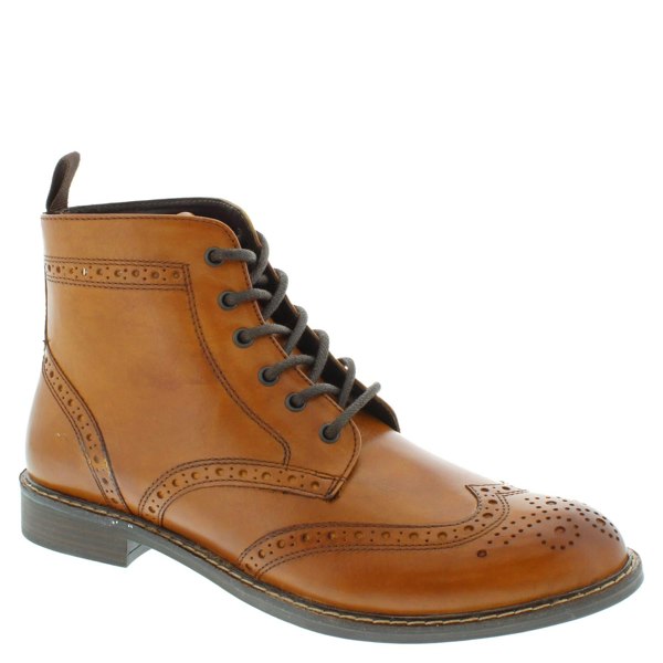 Thomas Crick Red Tape Crick Askham Brogue Lace Up Mens Leather Boots