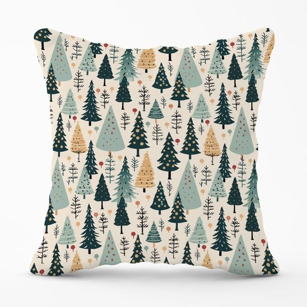 Warren Reed Boho Inspired Christmas Tree Pattern Cushions