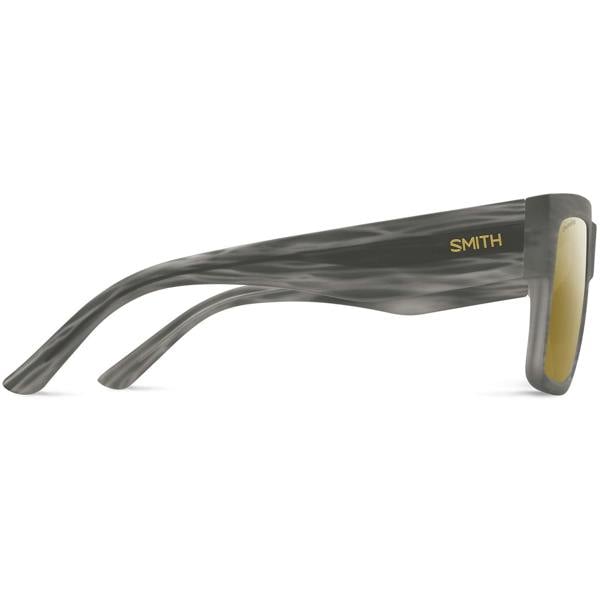 Smith Sunglasses Lineup 2W8 QE Matte Grey Horn ChromaPop Bronze Brown Mirror