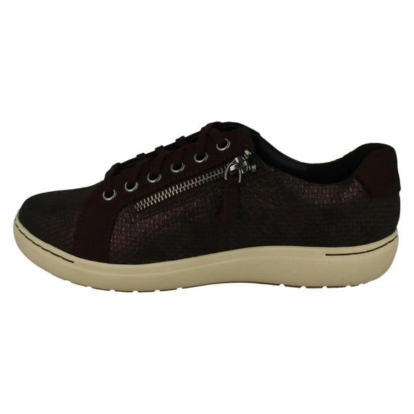Clarks Ladies Clarks Casual Lace Up Trainers - Nalle Lace
