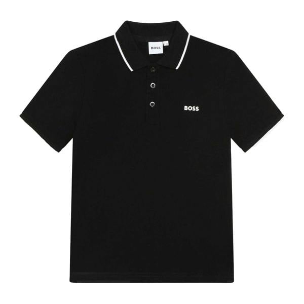 Boss Childrens/Kids Short-Sleeved Polo Shirt - Black - 