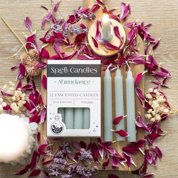 Serano Pack of 12 Abundance Spell Candles