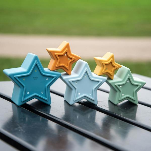 tickit SiliSoft® Star Stacking Cups (Neutral)