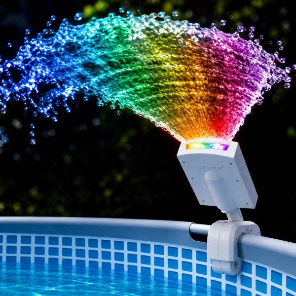 smartbies Intex Multi-Colour LED Pool Sprayer – Above Ground Pool Fountain