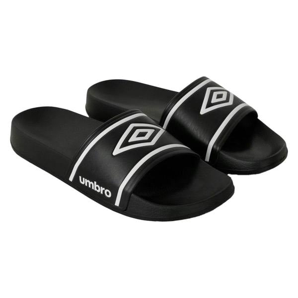 Umbro Unisex Adult Aruba Sliders - Black/White - 