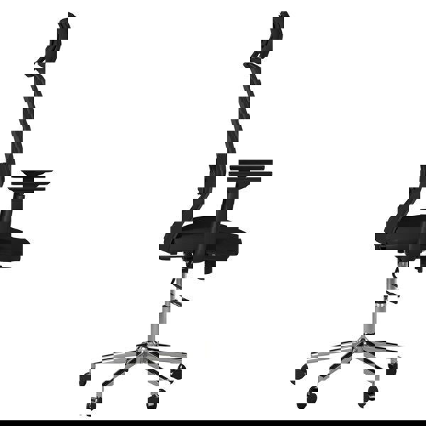 Dorel Home Clifton office chair with wheels in black