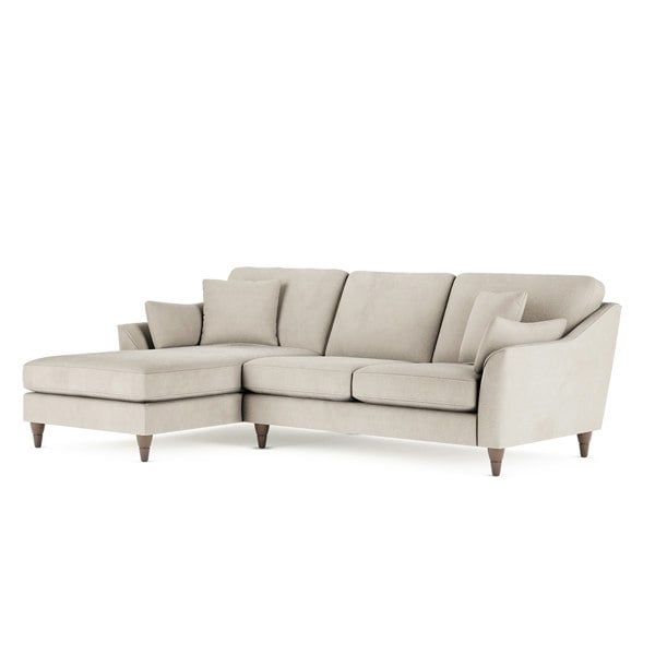 Furnishings For Less Hepburn Large L Shaped Fabric Corner Sofa