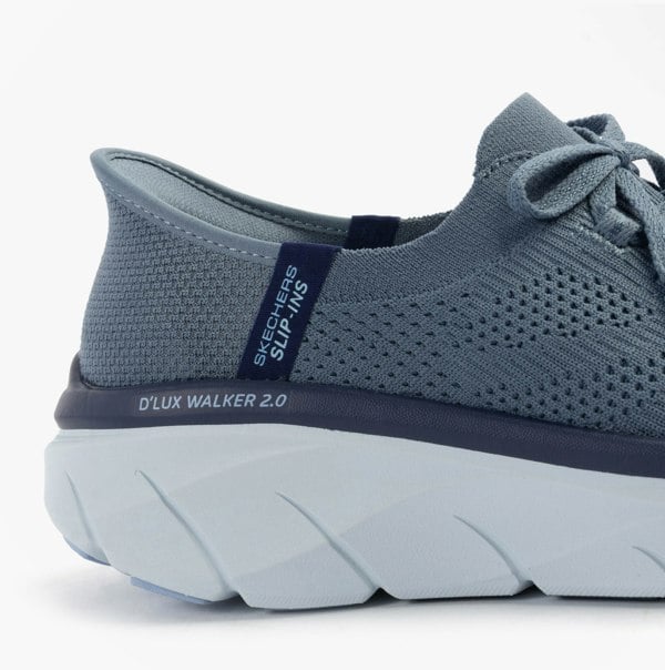 Skechers D'LUX WALKER 2.0 - THRILL MOVEMENT Womens Trainers Slate