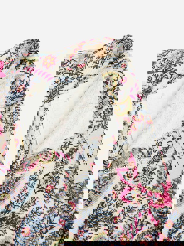 Etro Girls Paisley Print Trousers in Ivory