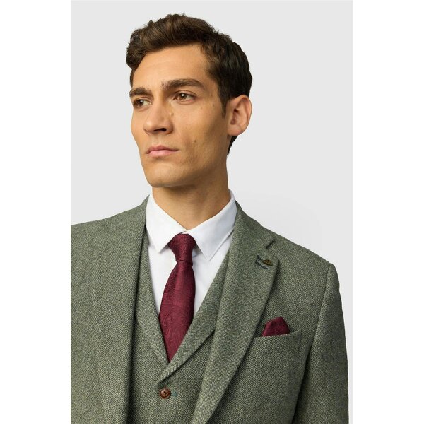 Antique Rogue Burgundy Paisley Tie