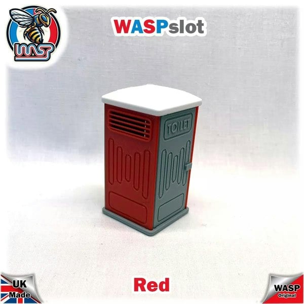 MCSlots Portable Toilet Red Slot Car Track Scenery x 1 1:32 Scale Wasp P