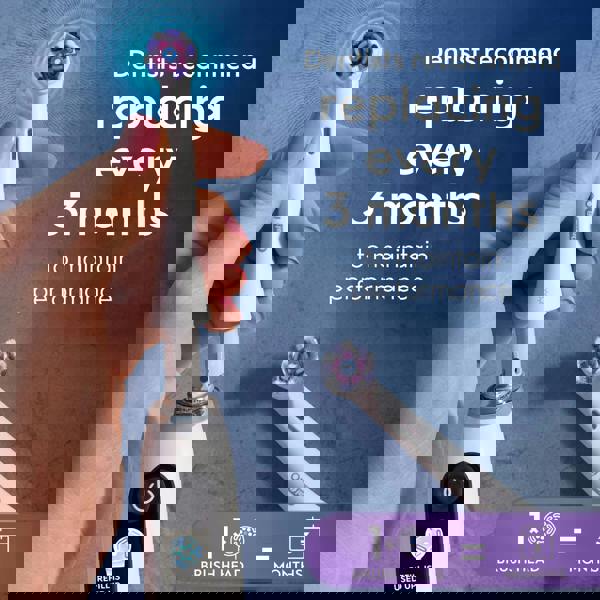 Oral-B iO Replacement Heads Radiant White Black 4 Pack - Additional 3