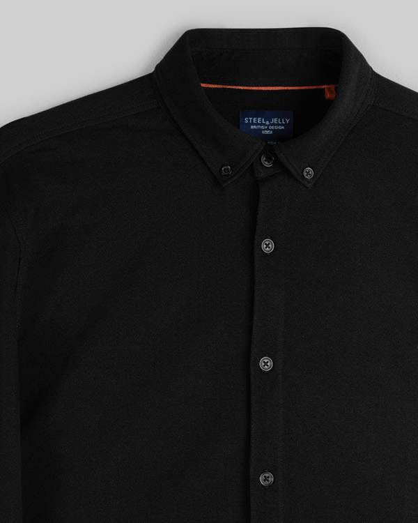 Steel & Jelly Pique Jersey Long Sleeve Shirt