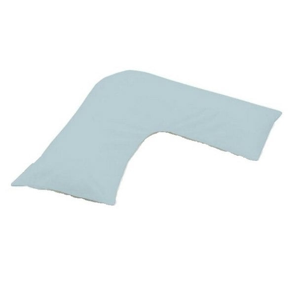 Belledorm Easycare Percale V-Shaped Orthopaedic Pillowcase - Duck Egg