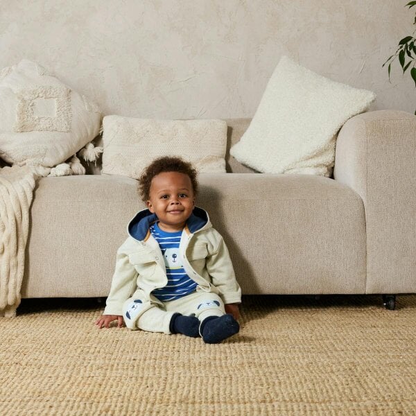 Mini Cuddles Hooded Shacket (Light Grey)