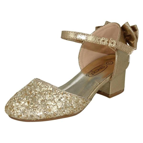 Spot On Girls Spot On Ankle Strap Party Shoes H3085