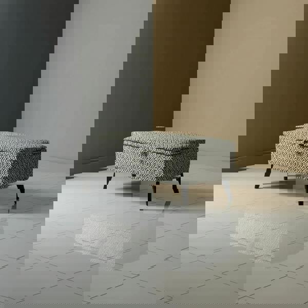 Multi-use storage ottoman footstool for seating, footrest and coffee table