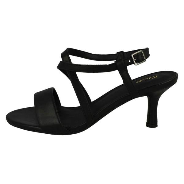 Clarks Ladies Clarks Strappy Heeled Sandals Amali Buckle