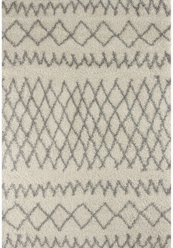 Moroccan Grey Ivory colours rug non-shedding, pet-friendly, and easy to clean