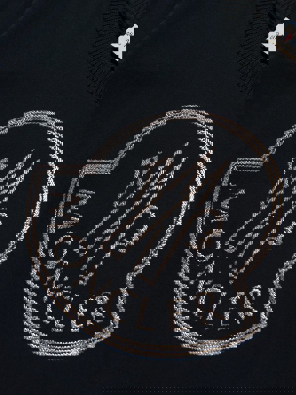 Moncler Enfant Girls Logo Print T-Shirt in Black