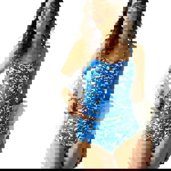 Regatta Womens/Ladies Loria Fleur Bloom Bikini Bottoms - Blue