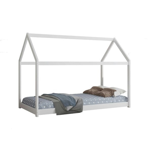 Kosy Koala House Bed kids white 3ft single wooden and 1 mattress childrens bedroom furniture
