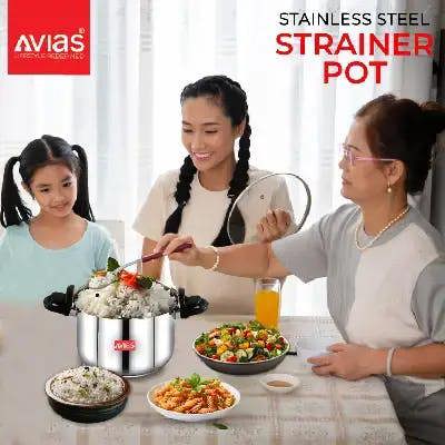 AVIAS STRAINER POT 3.7LTS