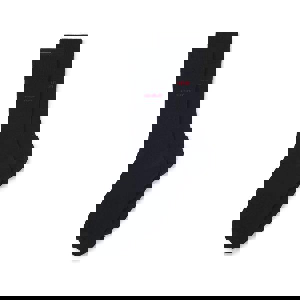 Hugo Mens Logo Socks (Pack of 2) - Dark Blue - 