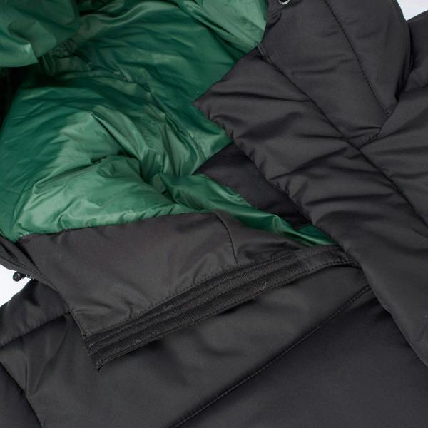 Regatta Mens Marek Longline Hybrid Jacket - Black/Pine Needle - 