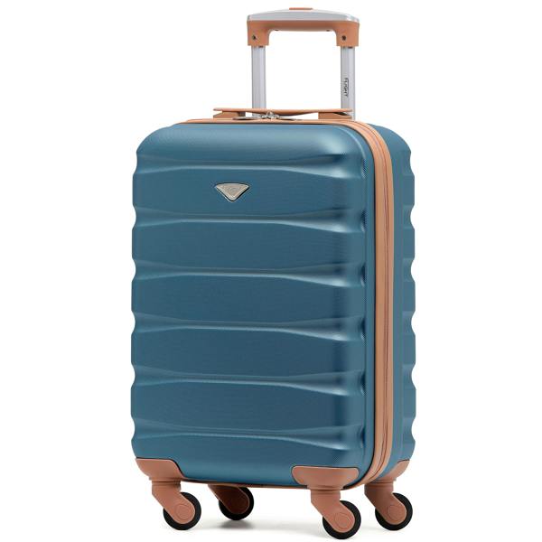 Flight Knight 55x35x20cm Cabin Carry Bag Hard Shell Suitcase 100+ Airline Approved