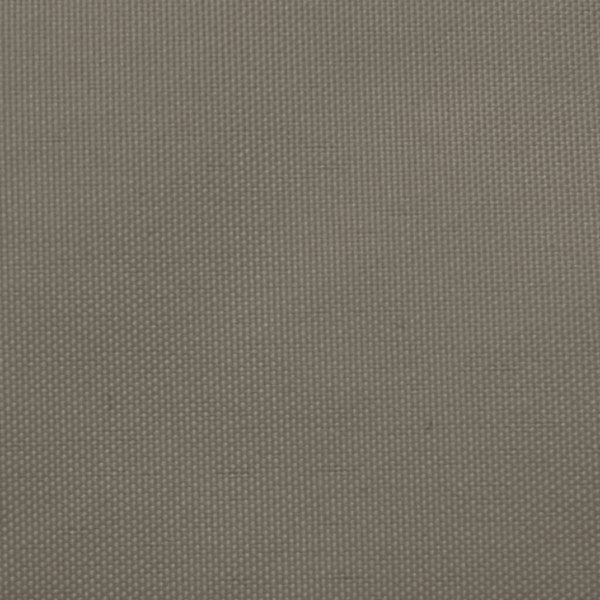 Berkfield Sunshade Sail Oxford Fabric Triangular 4x5x6.4 m Taupe