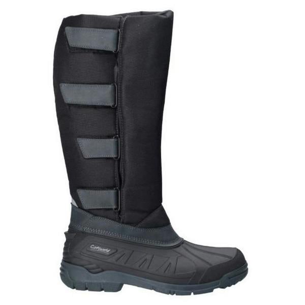Cotswold Womens Kemble Knee High Wellington Boots - Black