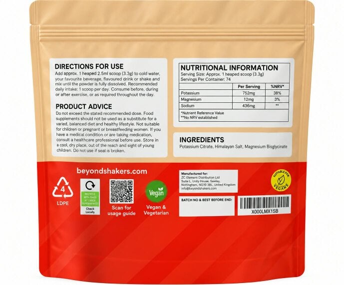 Beyond Shakers Electrolyte Powder