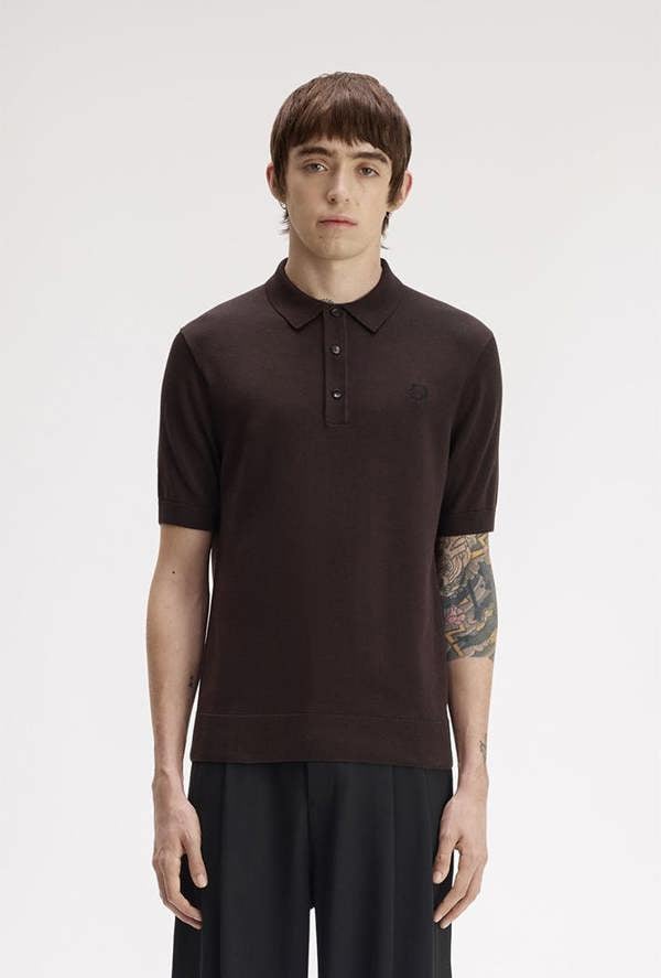 Fred Perry Cotton Knitted Shirt