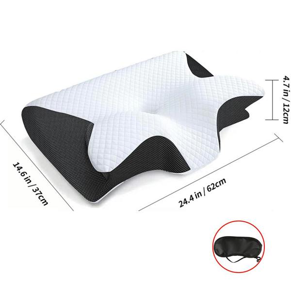 Havendro Ergonomic Memory Foam Pillow For Cervical Neck Shoulder Orthopedic Pain Relief