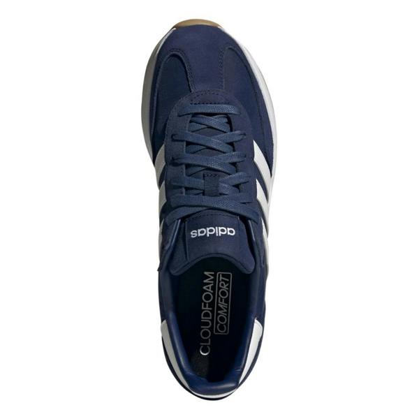 Adidas Mens Run 70s 2.0 Suede Shoes - Navy Blue/White - 