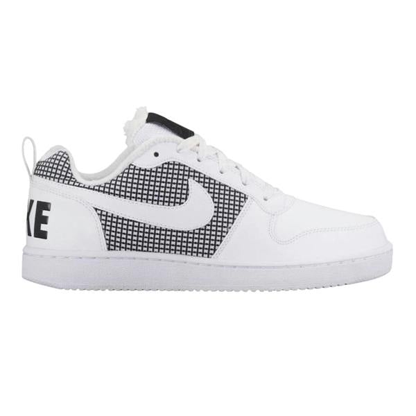 Nike Womens/Ladies Court Borough Leather Trainers - White/Black - 