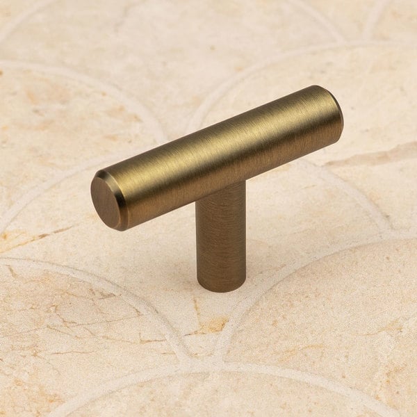 Handle & Home Antique Brass Bar Handles